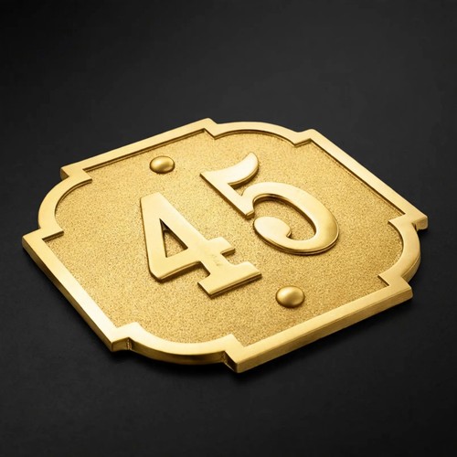 Custom brass sign plaque - custom,