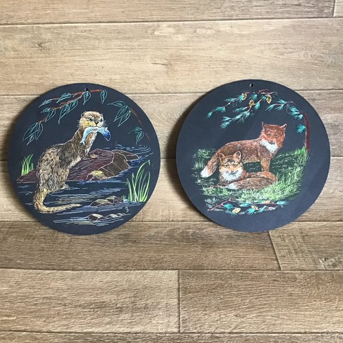 Slate pair hanging - slate,