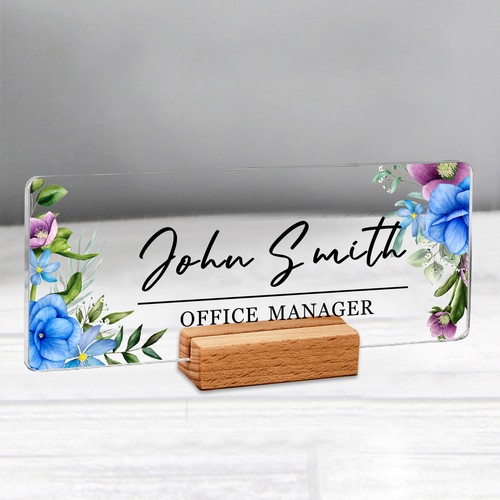Personalised acrylic desk - personalised, name