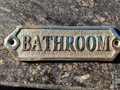 Vintage style brass bathroom - vintage, "bathroom"