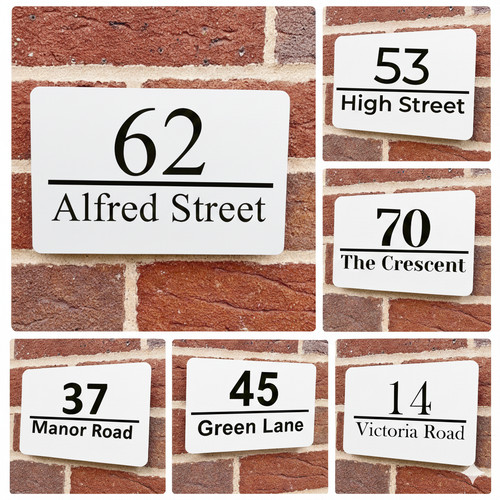 Personalised house name plate - personalised,