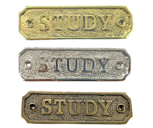 Study door signs - door, signs/plaques