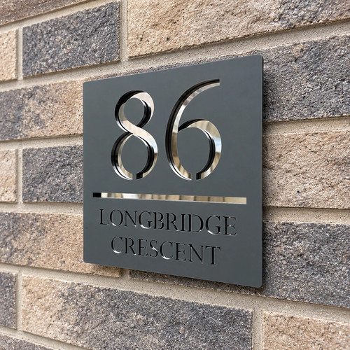 Personalised laser cut house - personalised,