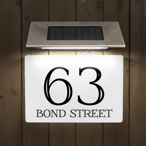 Personalised house number - house,