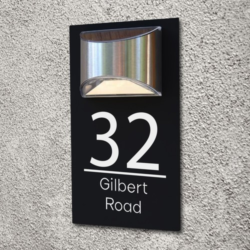 Personalised house number - personalised,