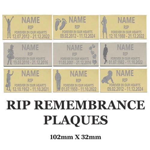 Engraved rip plate 102mm - plate, x