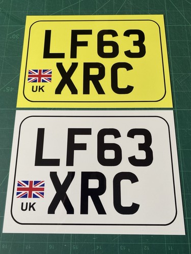 Custom plaque number plate - custom,