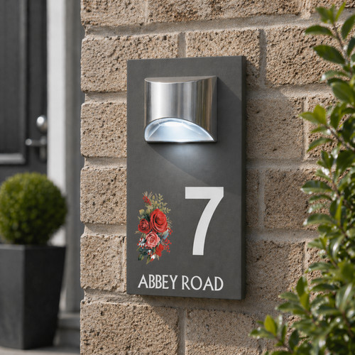 Personalised floral house - personalised,