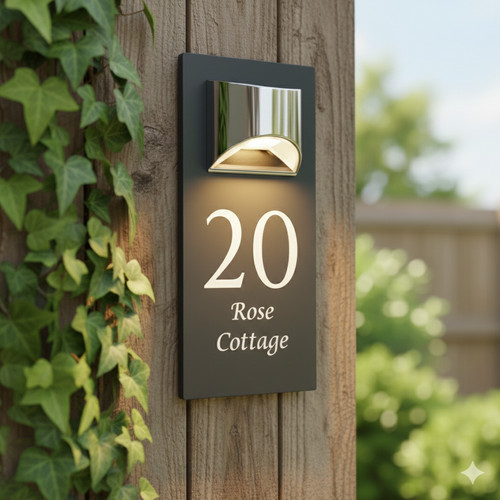 Personalised house number - personalised,