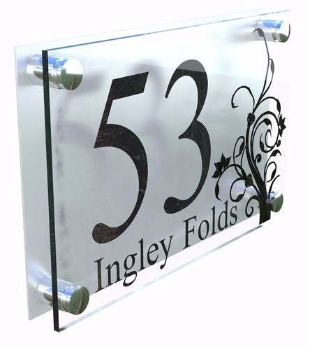 Modern house number plaques - modern,