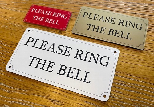 Please ring the - ring, bell