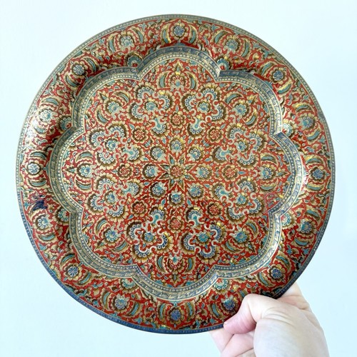 Vintage brass etched - vintage,