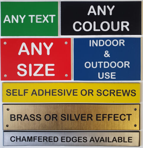 Engraved signs door plaque - signs,