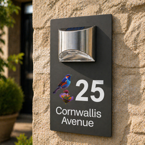Personalised door number - personalised,