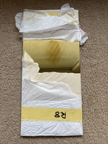 Brass plate 262mm 120mm x - 262mm,