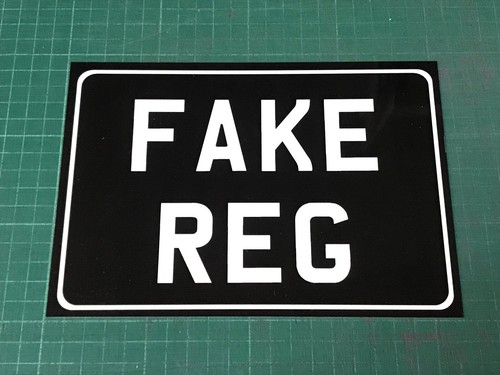 Custom number plate - custom, metal