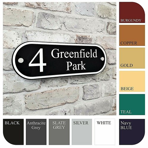 Personalised house name plaque - name,