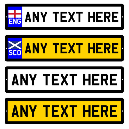 Personalised number plate - personalised,