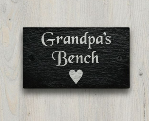Personalised engraved slate - engraved,